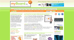 Desktop Screenshot of myboard.de