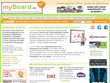 Tablet Screenshot of myboard.de